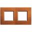 LL - cover plate 2x2P 71mm cherrywood thumbnail 1