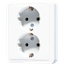 Schuko-socket 2-gang CD5020NWW thumbnail 2