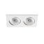 ARGON-2 ADJUSTABLE WHITE RECESSED LAMP 2XGU10 thumbnail 1