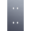 Twofold faceplate, vertical 71 mm centre distance, for double switch f thumbnail 2