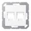 Centre plate for modular jack sockets A1569-2WEWWM thumbnail 1