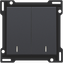 Finishing set with double lens for two-circuit switch, two-way switch thumbnail 2