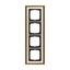 1725-848 Cover Frame Busch-dynasty® antique brass ivory white thumbnail 3