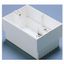 WALL-MOUNTING BOX - FOR PLAYBUS AND VIRNA PLATES - 1/2/3 GANG - CLOUD WHITE - SYSTEM/PLAYBUS thumbnail 2