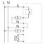 UP controller 5-30C with limiter function. 10-40C, RAL9016 glossy 55x55, AC 230V, 16 A 1 NO contact, PWM / 2 point control, switch, TA, display, sensor thumbnail 4