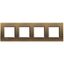 LL - cover plate 2x4P 71mm shiny bronze thumbnail 1