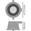 DOWNLIGHT COMFORT 155 18 W 3CCT IP54 WT thumbnail 18