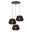 JESSICA Pendant light-Black-Ø35,5-3xE27-60W-Cotton thumbnail 1