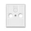 5593E-C02357 04 Double socket outlet with earthing pins, shuttered, with turned upper cavity, with surge protection ; 5593E-C02357 04 thumbnail 3