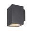 ENOLA SQUARE L, single outdoor LED surface-mounted wall light anthracite CCT 3000/4000K thumbnail 1