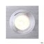 NEW TRIA I GU10 downlight, max. 1x50W, rectangular, br. Alu thumbnail 1