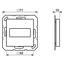 Centre plate for subminiature D-socket A594-1915 thumbnail 3