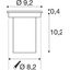 DASAR LED LV, 6W, 3000K, 12-25V, IP67, round, st. steel 316 thumbnail 2