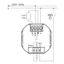 Flush-mounted thermostat as underfloor controller, AC 230V, 1 make contact 16 A, white backlighting thumbnail 4