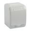 Artic - 1 SO - hinged cover - 16 A - 250 V - white thumbnail 3