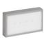 Decorative frame URA ONE - for surface mounting - aluminium thumbnail 1