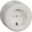 Renova Surf SSO Earth Screwless White Socket thumbnail 1