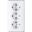 3-gang SCHUKO- socket CD523WW thumbnail 4