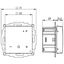 Smart Home capable flush-mounted thermostat as a room controller, RAL 9010 glossy 55x55, AC 230V, relay 16 (4) A thumbnail 2