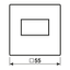 Centre plate f. USB charger A1569USBMO thumbnail 3