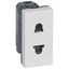 Socket outlet Mosaic - Euro-US - 2P - 1 module - white thumbnail 2