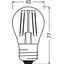 LED SUPERSTAR PLUS CLASSIC P FILAMENT 3.4W 940 Clear E27 thumbnail 9