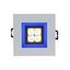 FIALE 4LED 4X1W 30deg 230V SQUARE CW LED SPOT BLUE FRAME thumbnail 3