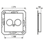 Centre plate f.Hifi socket A562-1BFSW thumbnail 5