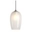 PANTILO OVAL PD, E27 pendant light, white/chrome thumbnail 1