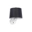 MONTREAL CHROME WALL LAMP BLACK LAMPSHADE thumbnail 1