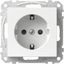 Exxact single socket-outlet earthed screwless white thumbnail 2