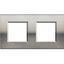 LL - COVER PLATE 2X2P 71MM BRUSHED STEEL thumbnail 2