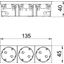 STD-D3SC MZGN3 Socket 33°, triple protective contact, Connect 45 250V, 10/16A thumbnail 2