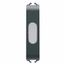 SINGLE INDICATOR LAMP - OPAL - 1/2 MODULE - SATIN BLACK - CHORUSMART thumbnail 2