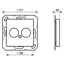 Centre plate f.Hifi socket A562-2BFWW thumbnail 7