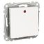 Exxact rocker switch 2-way with lamp screwless white thumbnail 3