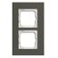 1722-815 Cover Frame carat® porcelain anthracite thumbnail 1