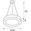 MEDO 2095lm 3000K 230V 105ø white thumbnail 2