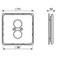 Center plate for 2 loudspeaker or BNC so CD562SW thumbnail 2