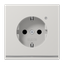 Schuko socket with LED pilot light LS1520-OLGLNW thumbnail 4