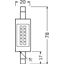 LED SLIM LINE R7S 7W 827 Clear R7s thumbnail 11