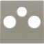 Finishing set for 2 single coax connections for TV and FM and a satell thumbnail 2