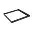 Frame to mounted fixture surface luminaire  ALGINE LINE 600x600mm black thumbnail 11