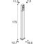 ESKINA FRAME 175 27W 2200/3500lm 95ø ?80 230V 3/4K IP65 anth thumbnail 2