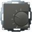 UP room controller, anthracite 55x55, 5-30C, AC 230V, 1 changer, 10A/5A, temperature reduction approx.4K thumbnail 1