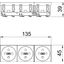 STD-F0K SRO3 Socket 0°, triple, coded with earth pin 250V, 10/16A thumbnail 2