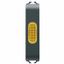 SINGLE INDICATOR LAMP - AMBER - 1/2 MODULE - SATIN BLACK - CHORUSMART thumbnail 2