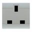 SOCKET BRITISH ST. 2P+E 13A GREY - DIN thumbnail 5