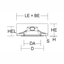 HB 801, 16 W, 1550 lm, 830, 840, 857, white, on/off Recessed downlight thumbnail 4