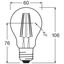 LED Retrofit CLASSIC A DIM 7W 827 Clear E27 thumbnail 4